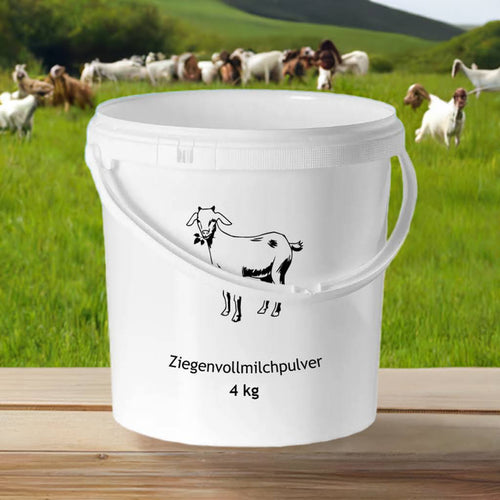 Ziegenvollmilchpulver 4 kg Eimer